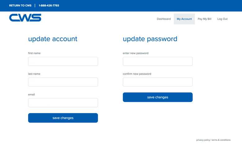 Update Your Portal Account Infromation