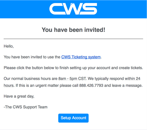 Portal Invitation Email